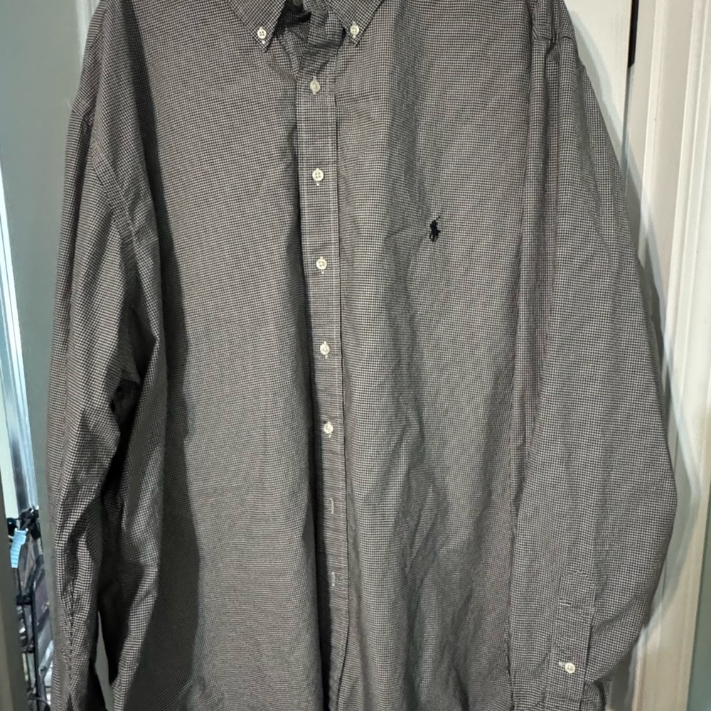 Polo by Ralph Lauren Men's Navy Button-Down Shirt